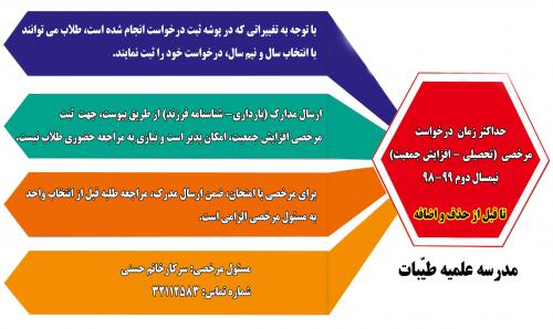 زمان درخواست مرخصی copy copy