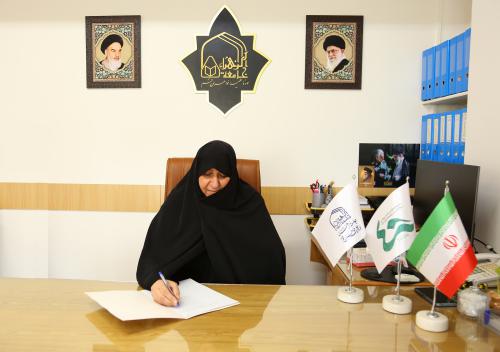 خانم برقعی مدیر جامعه الزهرا (8)