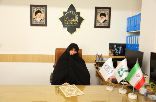 خانم برقعی مدیر جامعه الزهرا (9)