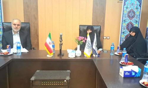 دیدار مدیر جامعه الزهرا با رئیس اردوگاه میرزاکوچک