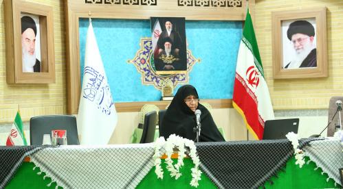خانم برقعی مدیر جامعه الزهرا (3)