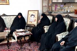 دیدار مدیر جامعه با خانواده شهید ابراهیم زاده